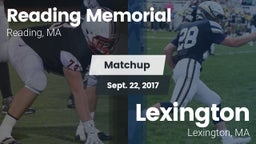 Matchup: Reading Memorial vs. Lexington  2017