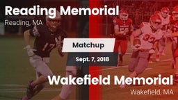 Matchup: Reading Memorial vs. Wakefield Memorial  2018
