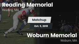 Matchup: Reading Memorial vs. Woburn Memorial  2018