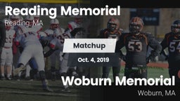 Matchup: Reading Memorial vs. Woburn Memorial  2019