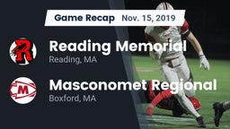 Recap: Reading Memorial  vs. Masconomet Regional 2019