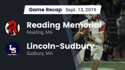 Recap: Reading Memorial  vs. Lincoln-Sudbury  2019