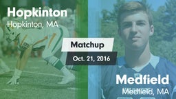 Matchup: Hopkinton vs. Medfield  2016