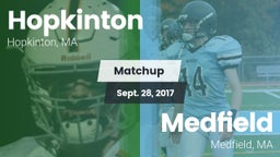 Matchup: Hopkinton vs. Medfield  2017