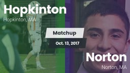 Matchup: Hopkinton vs. Norton  2017