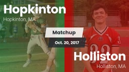 Matchup: Hopkinton vs. Holliston  2017
