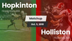 Matchup: Hopkinton vs. Holliston  2018