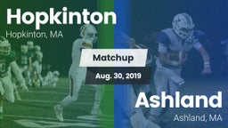 Matchup: Hopkinton vs. Ashland  2019