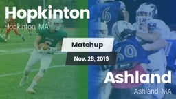 Matchup: Hopkinton vs. Ashland  2019