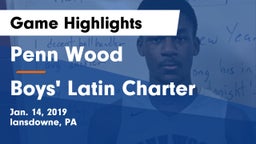 Penn Wood  vs Boys' Latin Charter  Game Highlights - Jan. 14, 2019