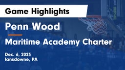 Penn Wood  vs Maritime Academy Charter Game Highlights - Dec. 6, 2023