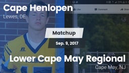 Matchup: Cape Henlopen vs. Lower Cape May Regional  2017
