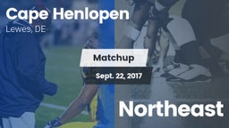 Matchup: Cape Henlopen vs. Northeast 2017