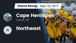 Recap: Cape Henlopen  vs. Northeast 2017