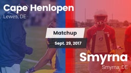 Matchup: Cape Henlopen vs. Smyrna  2017
