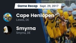 Recap: Cape Henlopen  vs. Smyrna  2017