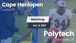 Matchup: Cape Henlopen vs. Polytech  2017