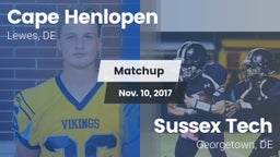 Matchup: Cape Henlopen vs. Sussex Tech  2017