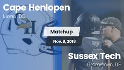 Matchup: Cape Henlopen vs. Sussex Tech  2018