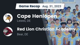 Recap: Cape Henlopen  vs. Red Lion Christian Academy 2023