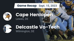 Recap: Cape Henlopen  vs. Delcastle Vo-Tech  2023