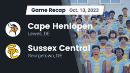 Recap: Cape Henlopen  vs. Sussex Central  2023
