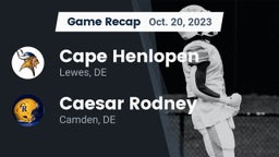 Recap: Cape Henlopen  vs. Caesar Rodney  2023