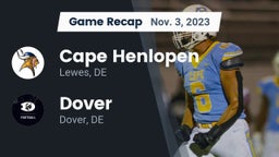 Recap: Cape Henlopen  vs. Dover  2023
