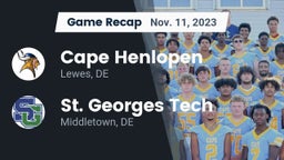 Recap: Cape Henlopen  vs. St. Georges Tech  2023