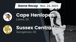 Recap: Cape Henlopen  vs. Sussex Central  2023