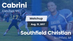 Matchup: Cabrini vs. Southfield Christian  2017