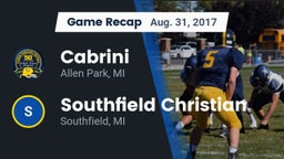 Recap: Cabrini  vs. Southfield Christian  2017