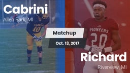 Matchup: Cabrini vs. Richard  2017