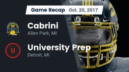 Recap: Cabrini  vs. University Prep  2017