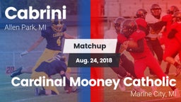 Matchup: Cabrini vs. Cardinal Mooney Catholic  2018