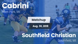 Matchup: Cabrini vs. Southfield Christian  2018