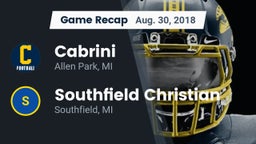 Recap: Cabrini  vs. Southfield Christian  2018