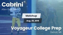 Matchup: Cabrini vs. Voyageur College Prep  2019