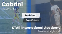 Matchup: Cabrini vs. STAR International Academy 2019