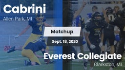 Matchup: Cabrini vs. Everest Collegiate  2020