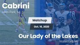 Matchup: Cabrini vs. Our Lady of the Lakes  2020