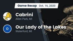 Recap: Cabrini  vs. Our Lady of the Lakes  2020