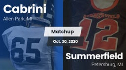 Matchup: Cabrini vs. Summerfield  2020