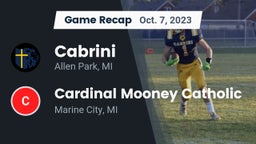 Recap: Cabrini  vs. Cardinal Mooney Catholic  2023