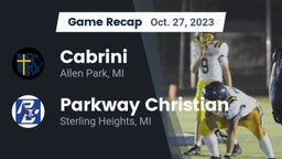 Recap: Cabrini  vs. Parkway Christian  2023