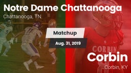 Matchup: Notre Dame Chattanoo vs. Corbin  2019