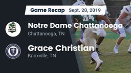 Recap: Notre Dame Chattanooga vs. Grace Christian  2019