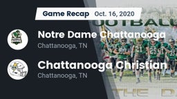 Recap: Notre Dame Chattanooga vs. Chattanooga Christian  2020