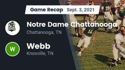 Recap: Notre Dame Chattanooga vs. Webb  2021
