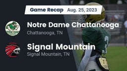 Recap: Notre Dame Chattanooga vs. Signal Mountain  2023